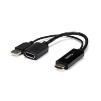 StarTech.com HD2DP adapter kablowy Czarny