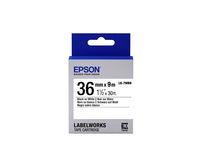 Epson LK-7WBN - Standard - Noir sur Blanc - 36mmx9m