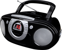 Soundmaster SCD5100SW sistema estéreo portátil Analógica 1 W FM Negro Reproducción MP3