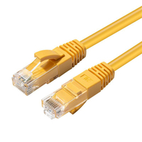 Microconnect MC-UTP6A005Y Netzwerkkabel Gelb 0,5 m Cat6a U/UTP (UTP)
