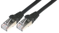 MCL FCC6BM-0.5M/N câble de réseau Noir 0,5 m Cat6