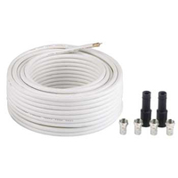 Hama SAT Connection Kit "Digital" coax-kabel 20 m Wit
