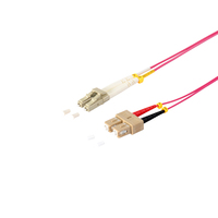 S-Conn 77936/4 Glasvezel kabel 1 m LC SC OM4 Violet