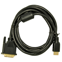 Akyga AK-AV-11 câble vidéo et adaptateur 1,8 m HDMI Type A (Standard) DVI-D Noir