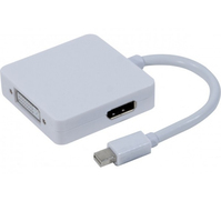 Connect 127381 cable DisplayPort 0,1 m Mini DisplayPort Blanco