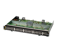 Aruba, a Hewlett Packard Enterprise company Aruba 6400 48-port 1GbE Class 6 PoE & 4-port SFP56 v2 network switch module Gigabit Ethernet