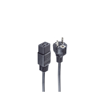 shiverpeaks BS60015-S câble électrique Noir 3 m CEE7/7 IEC C19