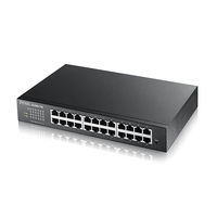 Zyxel GS1900-24E Vezérelt L2 Gigabit Ethernet (10/100/1000) Fekete