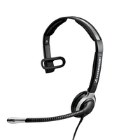 Sennheiser CC 530 Zestaw słuchawkowy Przewodowa Opaska na głowę Biuro/centrum telefoniczne Czarny, Srebrny