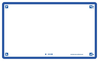 Oxford 400133887 indexkaart Marineblauw 80 stuk(s)