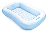 Intex 57403NP Aufstellpool Aufblasbarer Pool Rechteckig 90 l Blau, Weiß