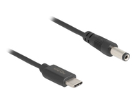 DeLOCK USB Type-C Stromkabel zu DC 5,5 x 2,1 mm Stecker 1 m