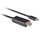 Lanberg CA-CMHD-10CU-0010-BK câble vidéo et adaptateur 1 m USB Type-C HDMI Noir