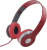 Esperanza EH145R słuchawki/zestaw słuchawkowy Przewodowa Opaska na głowę Muzyka Czerwony