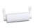 Leifheit Parat F2 Support de papier toilette monté au mur Aluminium, Plastique Blanc