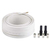 Hama SAT Connection Kit "Digital" coaxial cable 20 m White