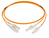 Dätwyler Cables 424453 InfiniBand/fibre optic cable 3 m E-2000 (LSH) OM2 Oranje