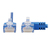 Tripp Lite N204-S01-BL-RA Right-Angle Cat6 Gigabit Molded Slim UTP Ethernet Cable (RJ45 Right-Angle M to RJ45 M), Blue, 1 ft. (0.31 m)