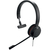 Jabra Evolve 20 MS Mono Headset Vezetékes Fejpánt Iroda/telefonos ügyfélközpont USB A típus Fekete