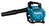 Makita DUB363PT2V cordless leaf blowers Zwart, Blauw 18 V