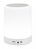 Manhattan Sound Science LED-Bluetooth-Lautsprecher, Kabellose Musikwiedergabe, LED-Licht mit drei Helligkeitsstufen und sechs Farben, integrierte Bedienelemente, MicroSD-Kartens...