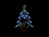 Whadda BLUE LED CHRISTMAS TREE