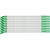 Brady SCN-09-DIAGONAL znacznik kablowy Czarny, Biały Nylon 300 szt.