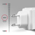 Axagon ACU-PQ22W mobiltelefon töltő Okostelefon Fehér AC Gyorstöltés Beltéri