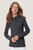 Damen Longsleeve-Poloshirt MIKRALINAR®, karbongrau, XL - karbongrau | XL: Detailansicht 7