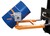 Fasskipper Typ FD-HK, Kippvorgang mit Kurbel,Tragkraft 360kg, Aufnahme für Stapler, Orange