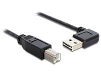 DELOCK Easy USB Kabel A 90° -> B St/St 2.00m schwarz