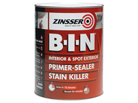 B.I.N® Primer, Sealer & Stain Killer Paint White 500ml