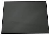 Durable Desk Mat with Clear Overlay 650 x 520mm - Black