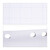 Relaxdays Flipchart Papier, kariertes Moderationspapier, Block à 50 Blatt, 60 g/m², 6-fache Lochung, 57,5 x 81 cm, weiß