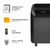 5502501-LX210 BLK SHREDDER MINI 230V EU/UK