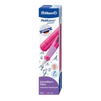 Füllhalter Pelikan Pelikano® Junior Schreiblernfüller für Linkshänder, Pink, Feder L, Faltschachtel, Schreibfarbe von Schreibgeräten: Individuell. Edelstahl, L. Material des Sch...