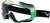 UNIVET S. R. L. Okulary ochronne panoramiczne 6x3 EN 166, EN 170 ramka gunmetallic/zielona, szkł