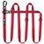 BLUZELLE Strong Double Dog Lead 3m for Large Dogs up to 220lb, Adjustable & Rubberised Tape with Reflective Seam, 2x Carabiner Clip 360° Aluminum, Crossbody Strap Hands Free Dog...
