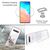 NALIA Tempered Glass Case compatible with Samsung Galaxy S10, Protective Crystal Clear 9H Hard Cover with Silicone Bumper, Shockproof & Scratch-Resistent Mobile Phone Back Prote...