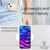 NALIA Chiaro Glitter Cover compatibile con iPhone 13 Mini Custodia, Traslucido Anti-Giallo Copertura Brillantini Sottile Silicone Glitterata Protezione, Clear Case Diamante Bump...