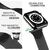 Milanaise Metall Armband für Apple Watch Ultra/Se/8/7/6/5/4/3/2/1, 42/44/45/49mm Schwarz