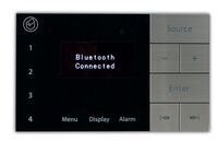 E100 pack BT/DAB/FM incl. spkr TV sound connection Touch sensitive panel, stainless steel buttons and bright OLED display Soundbars