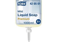 Tork Premium Vloeibare Zeep, Mild, lichtgeel (fles 1 liter)