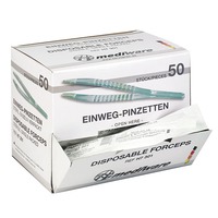Einmal-Pinzetten steril Mediware (50 Stück) , Detailansicht