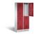 EVOLO cloakroom locker, double tier, with plinth