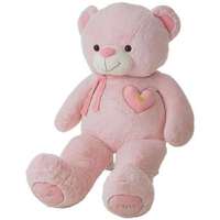 PELUCHE OSO VALENTIN ROSA 55 CM