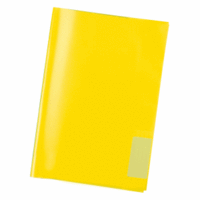 Heftschoner A5 PP transparent/gelb