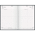 Buchkalender Chefplaner 14,5x20,6cm 1 Tag/Seite Miradur-Einband weinrot 2025