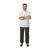 Whites Southside Unisex Chefs Jacket with Contrast Detail in White - M
