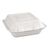 Fiesta Green Hinged Food Containers in White - Compostable Bagasse - 204mm